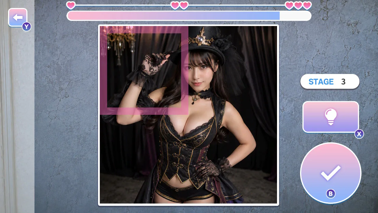 角色扮演美女的 最佳镜头拼图