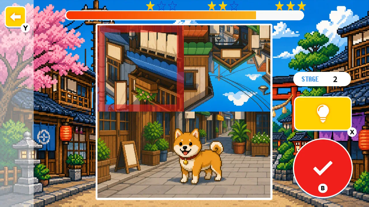 柴犬散步: 漫步街头的益智解谜